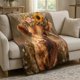 thumbnail image 1 of Camping Blanket Gifts,Soft Camping Throw,Cute Plush Flannel Camping Quilts Decorations for Bedroom Sofa Bed Outdoor Travel 39.3x27.6in, 1 of 6