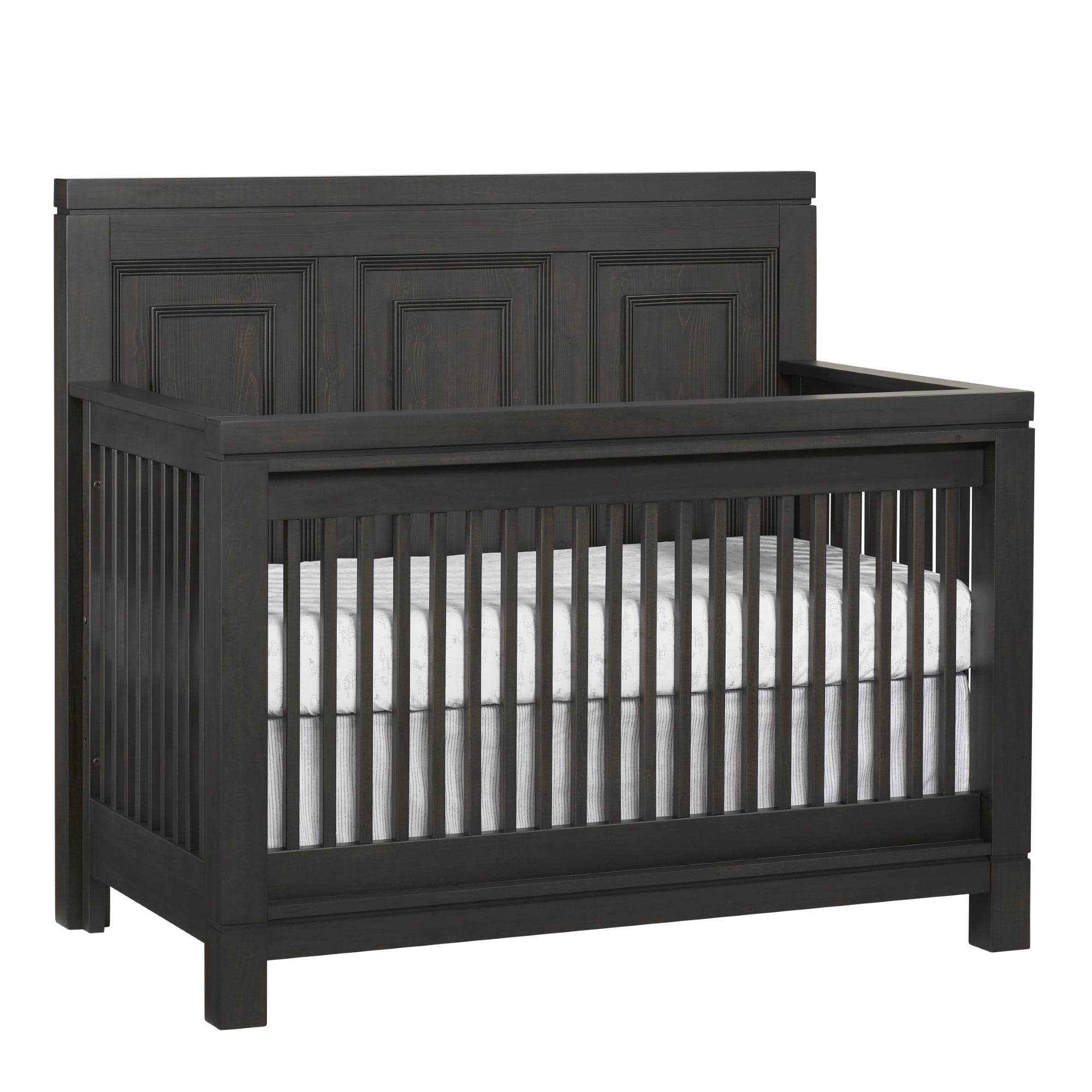 Soho Baby Manchester 4-in-1 Convertible Crib, Black Iron, GreenGuard Gold Certified