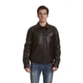 thumbnail image 2 of EXcelled  Men's Big and Tall Leather Shirt Collar Jacket, 2 of 5