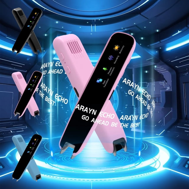 Xihbxyly Lápiz Digital Inteligente, Tecnología Ocr Multilingüe, Reconocimiento de Texto Sin Conexión, Pantalla Táctil Hd, Grabación con Reducción de Ruido, Ideal para Viajes y Negocios, Tamaño 137 X