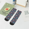 thumbnail image 5 of Uemuo Gnome Love USA Printed Crew Socks, Moisture-Wicking Socks, Athletic Socks for Men Breathable Cushion Socks Casual Sport Socks for Running Traveling, 5 of 6