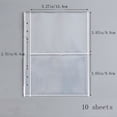 thumbnail image 4 of 10Pcs A5 Waterproof Binder Pockets - Perfect for Home, School, and Office Document Filing!, 4 of 4