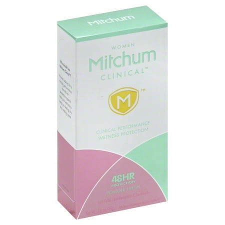 Mitchum Women Clinical Powder Fresh Soft Solid Anti-Perspirant & Deodorant, 1.6