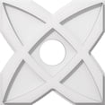 thumbnail image 1 of Ekena Millwork CMP12TS-03000 12 in. OD x 3 in. ID Square Titus Architectural Grade PVC Contemporary Ceiling Medallion, 1 of 1