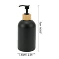 thumbnail image 4 of Unique Bargains 1 Pc Classic Cylindrical Soap Pump Dispenser for Bathroom Hotel 400ml Black, 4 of 6
