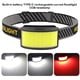 thumbnail image 4 of Moyic Linterna frontal portátil conveniente brillo luz ajustable impermeable a prueba de polvo duradero claro linterna trabajo especial Iluminación y accesorios  COB Cara de gancho tipo B Moyic HA074603-02, 4 of 6