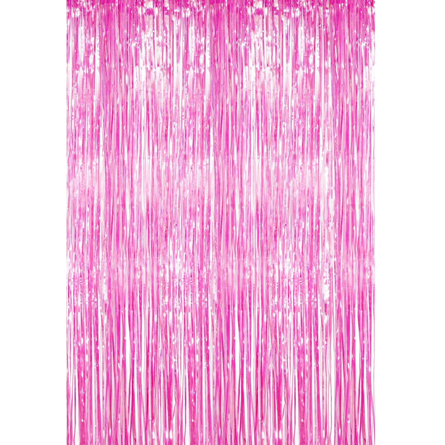 LITTLE FEATHER 3ft x 8ft Foil Fringe Curtain Photo Booth Props for Birthday Wedding Engagement Bridal Shower Baby Shower Party Photo Backdrop Decorations Gold 