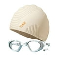 thumbnail image 3 of Gafas de natación con gafas de natación gafas resistentes a agua portátiles Beige, 3 of 8