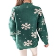 thumbnail image 3 of Bellella Pull Confortable pour Femmes Col Roulé Mi-Haut Manches Longues Pull Tricoté Chic Vert S, 3 of 3
