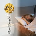 thumbnail image 4 of Battery Operated Analog Wall Clocks Non-Ticking Silent Modern Clock Decorative for Home,Office-Birds And Flowers On Yellow Background(10inch), 4 of 4