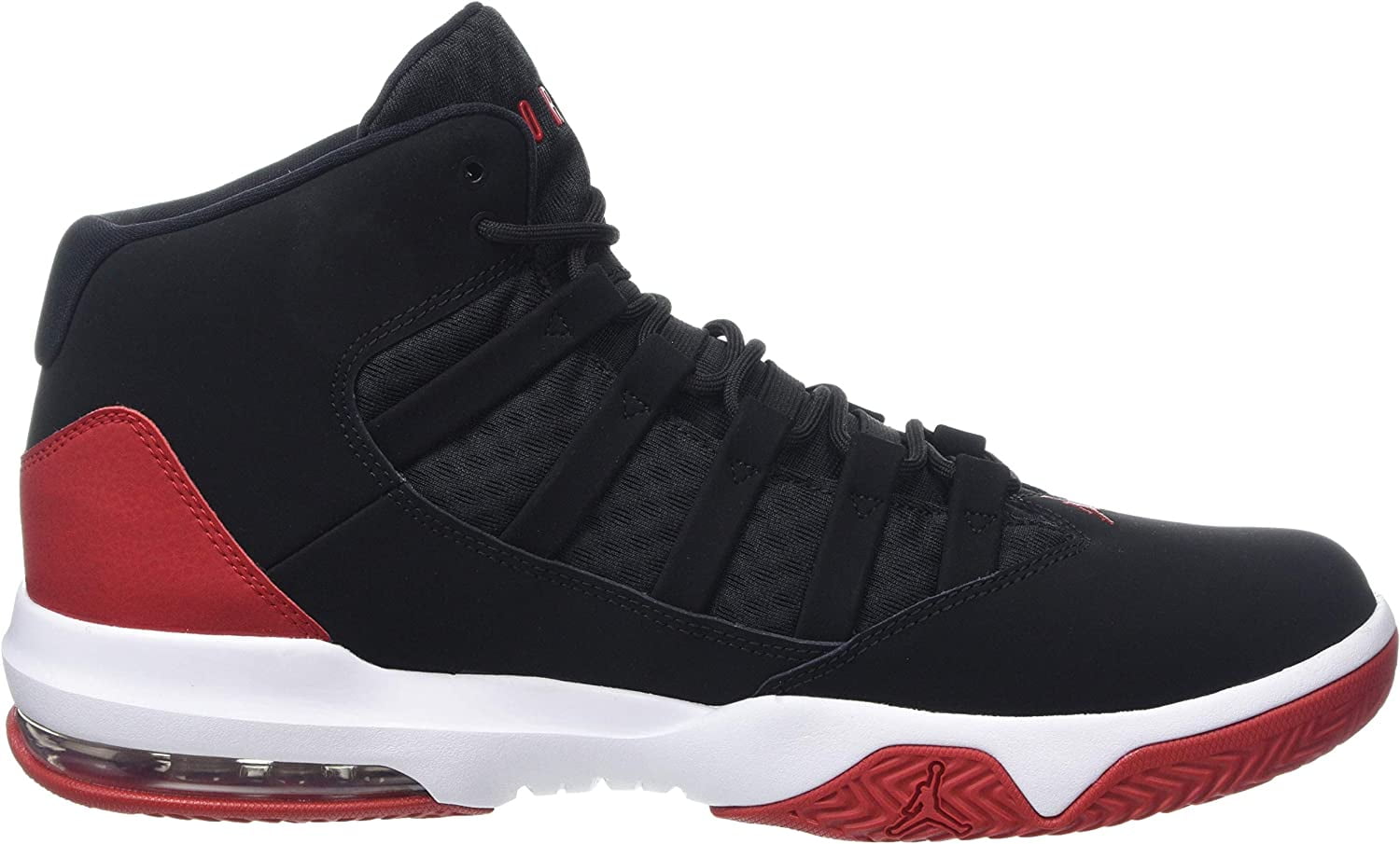 jordan aura black and red