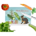 thumbnail image 2 of Carolines Treasures Tan Rabbit Christmas Glass Cutting Board Large Teal 12H x 16W multicolor, 2 of 2