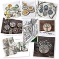 thumbnail image 2 of 2024 30 Pcs Natural Wood Slices 6-7cm Drilled Hole Unfinished Log Wooden Circles For Diy Crafts, 2 of 5