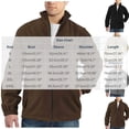 thumbnail image 2 of WRKEKC Windbreaker Jackets for Men Collarless Casual Outdoor Zip Solid Long Sleeve Versatile Zipper Pockets Outerwear Jacket Coat, 2 of 8