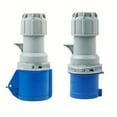 thumbnail image 6 of 16A 3Pin Blue Waterproof Industrial Plug And Socket Male/Female IP44 2P+E 16A Plug, 6 of 7