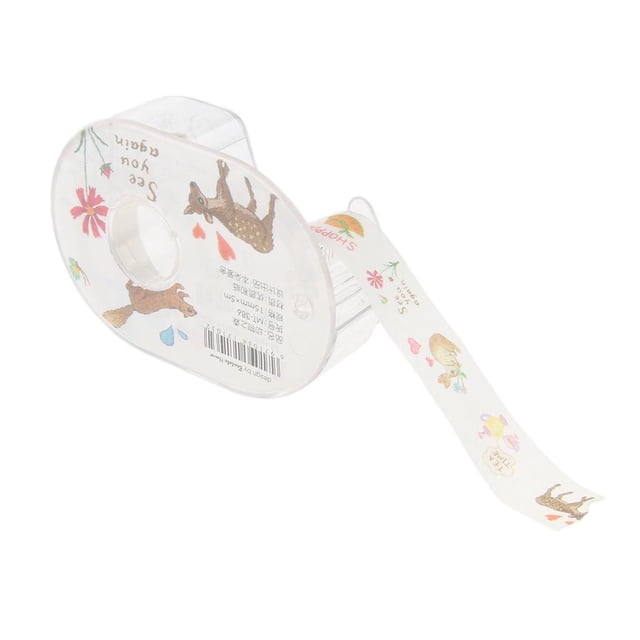koolsoo Washi Paper Adhesive Tape DIY Craft Sticker Masking Decor 1.5cmx5m - Type7