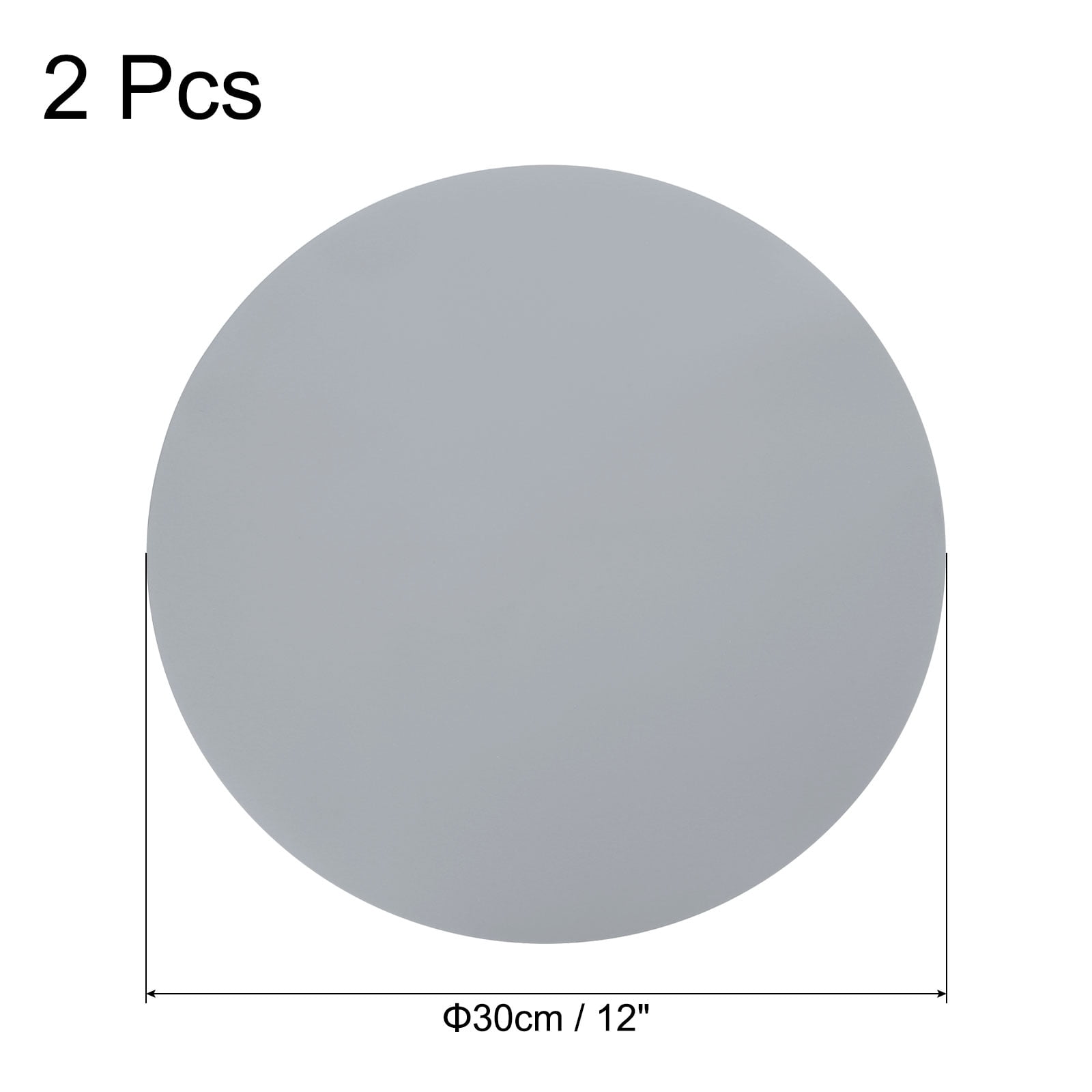 Unique Bargains Heat Resistant Oven Mat, Multi-Purpose Hot Pad, Dishwasher Safe Gray