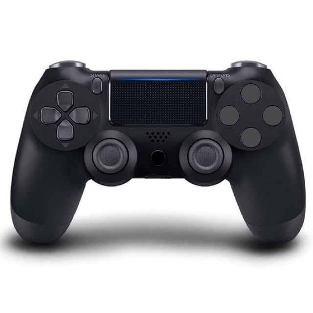 Control Inalámbrico Genérico Compatible con PS4 Negro