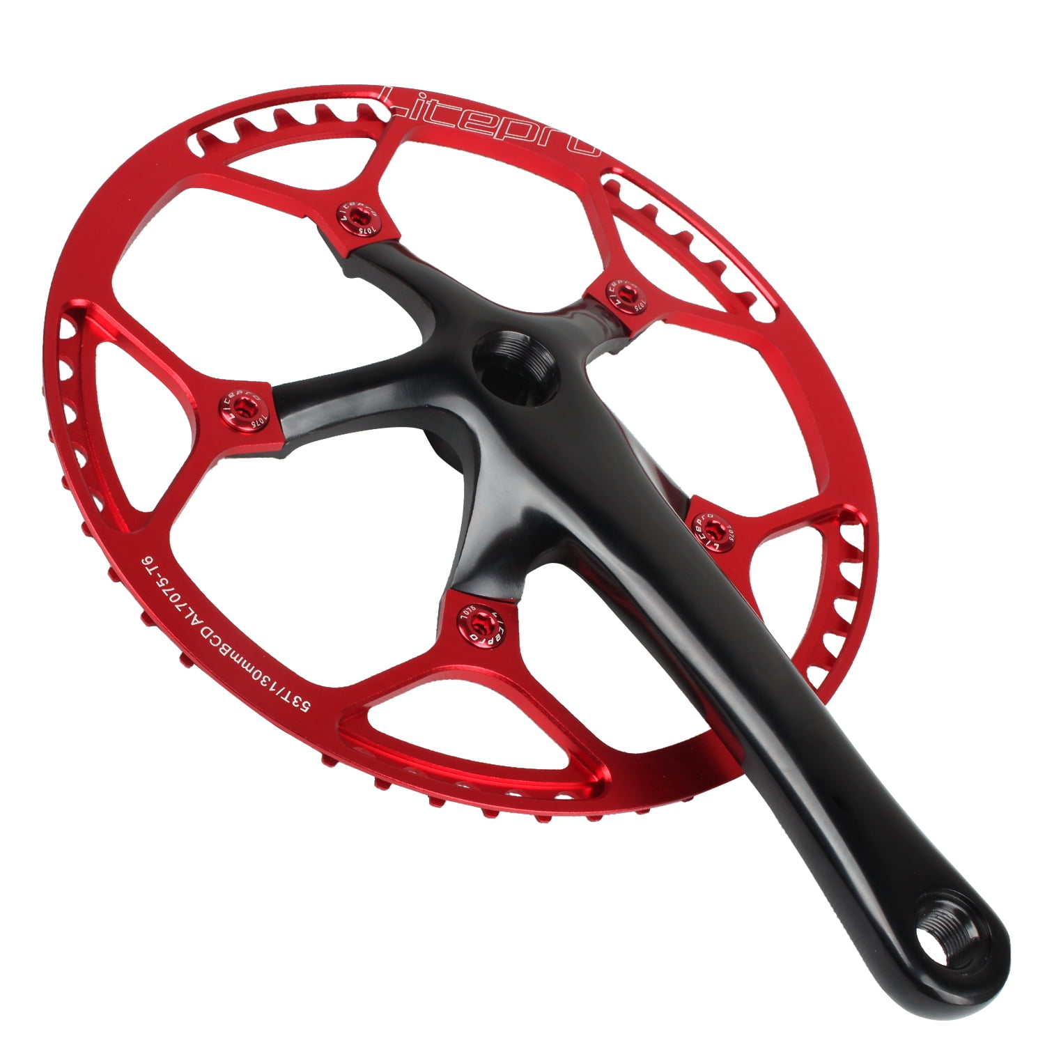 Lot De 5 écrous De Plateau De Vélo ABSOPRO – Alu Doré, Filetage M8x0.8, Pour Fixation De Chaîne Simple