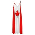 thumbnail image 5 of Flag of Canada Sleeveless Dress Elegant gown women's summer dress women's evening dresses, 5 of 6
