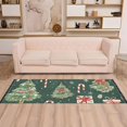thumbnail image 2 of Yayeee Runner Rug for Bedroom 2'x6' Machine Washable Hallway Non Slip Mat, Green Christmas Trees, 2 of 8