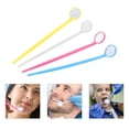 thumbnail image 2 of EeaseMX Espejos dentales desechables de 40 piezas con mango largo, herramientas de inspección bucal para uso doméstico y hospitalario., 2 of 8