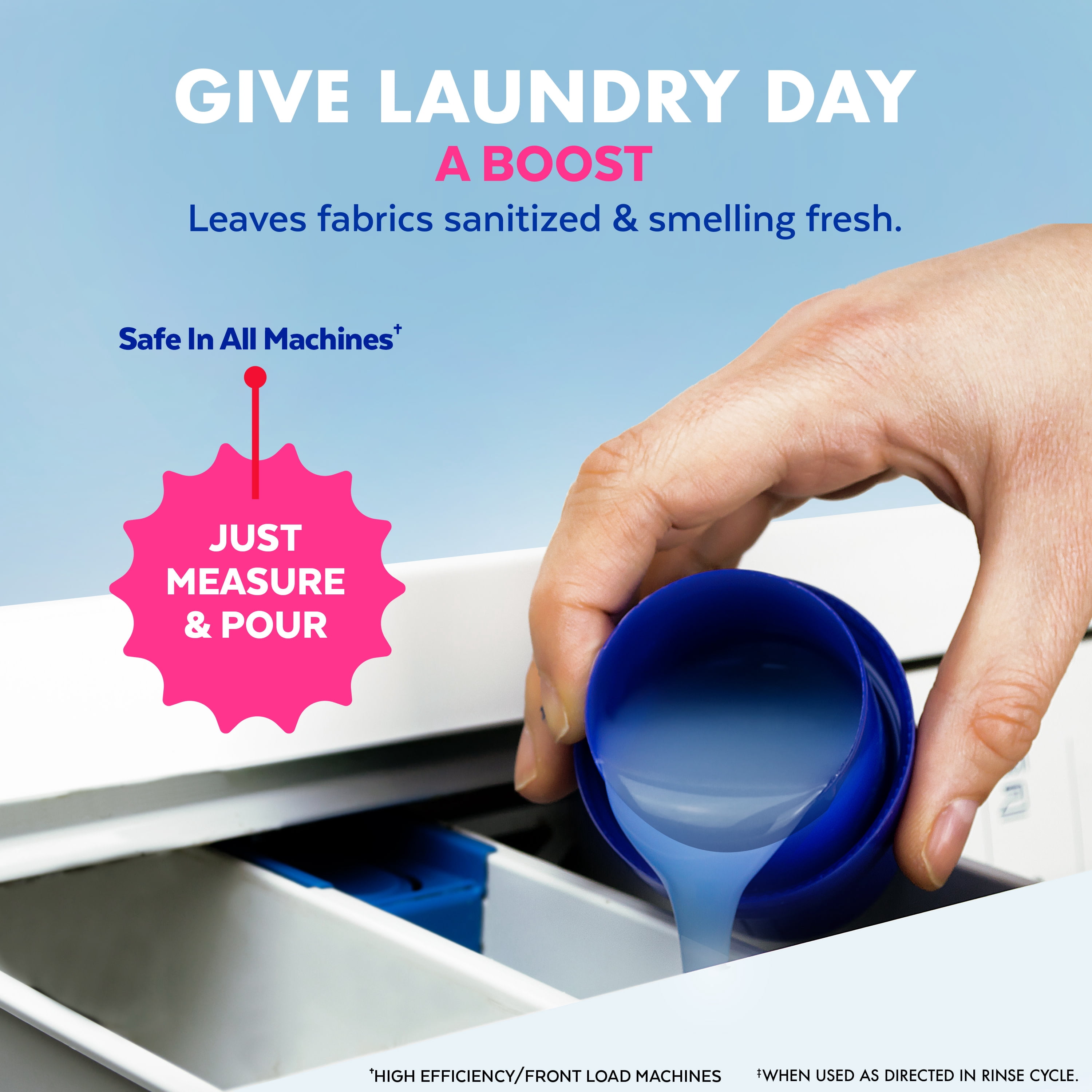 Lysol Laundry Sanitizer Additive, Sanitizing Liquid for Clothes and Linens, Spring Burst, 41 fl oz