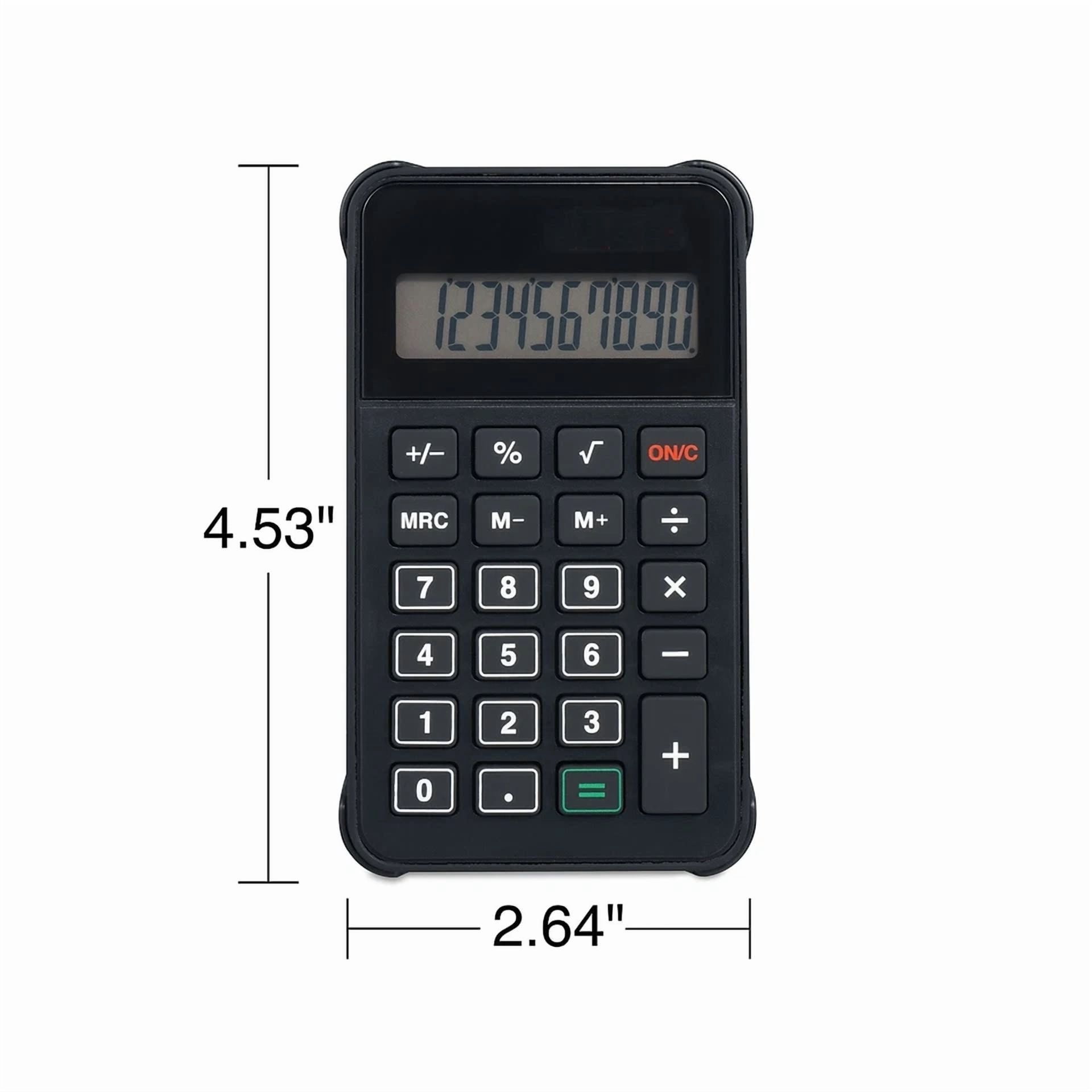 CRESTIN- Staples 10-Digit Solar And Battery Basic Calculator Black 3/Pack St150-Ccvs