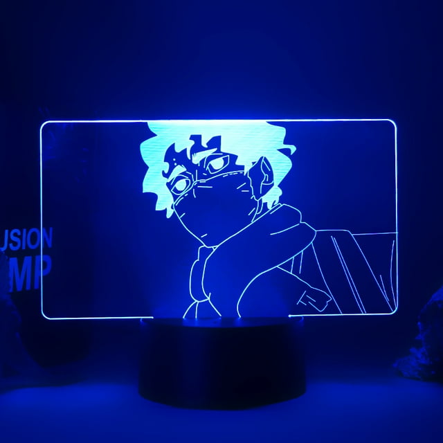 Luz nocturna LED 3D Haikyuus Sakusas Kiyoomis que cambia de color