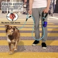 thumbnail image 3 of Correa para perro con cuerda para mascotas, correa reflectante con doble asa para control de entrenamiento de seguridad, correas para perros grandes o medianos, 3 of 7