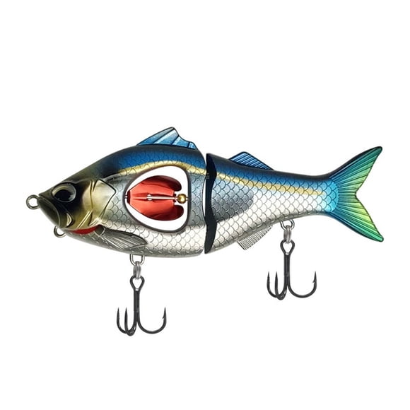 Splihome Leurres de Pêche Swimbait 13.5Cm/35G à Hélice à Coulée Lente Jerkbait Pn Mate 6