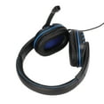 thumbnail image 1 of Auriculares para juegos con cable de 3.5 mm, Función de Silencio Estéreo Volumen Ajustable de 40 mm Auriculares de la Unidad del conductor Con Micrófono para portátil, 1 of 7
