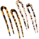 thumbnail image 1 of 4 piezas Horquillas para el pelo en forma de U Estilo francés Acetato de celulosa Tenedor de caparazón de tortuga Palillos Pasador para mujer, 1 of 4