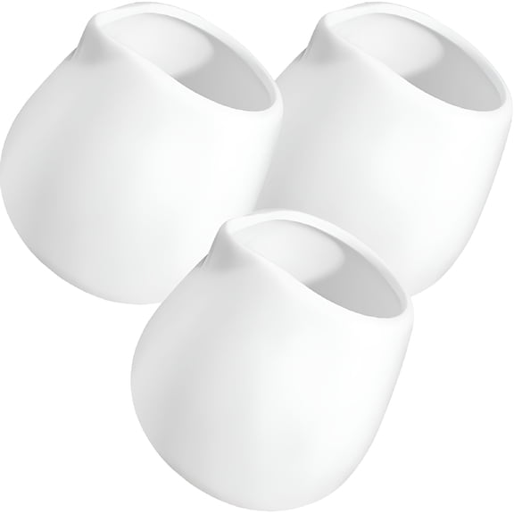 ACDANC 3 Pcs Ceramic Milk Cup Small Pitcher for Coffee Containers Frother Maple Syrup Dispenser