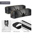 thumbnail image 4 of Easygdp Black Spiders para Estuche de Lápices de Cuero, Estuche de Papelería de Cuero, Estuche de Gran Capacidad con Cremallera, 4 of 7