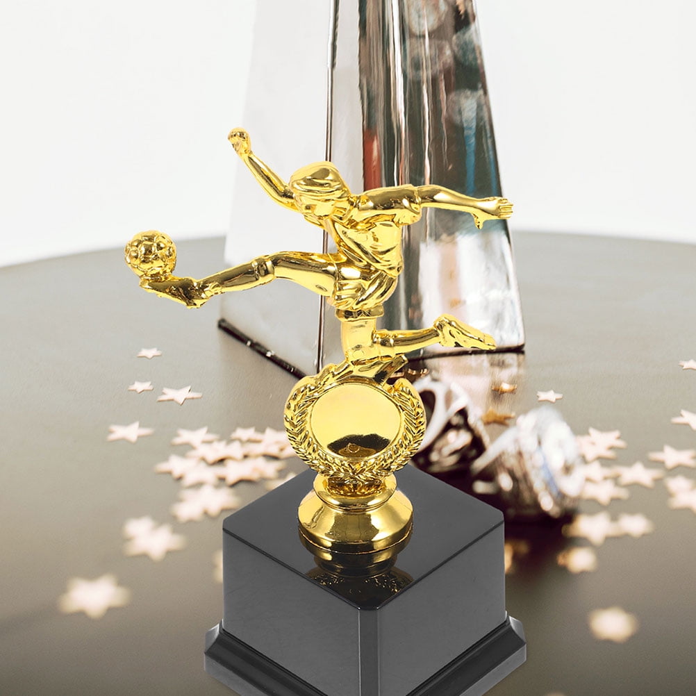 2pcs Mini Trophies For Kids Awards Plastic Gold Award Trophy Cups Kids Award Trophy Cups Participation Trophy Cup For Party Favors Rewards Props Sports