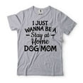 thumbnail image 5 of Women's Dog Shirts Dog Owner Shirt Dog Mom Shirt I Just Wanna Be A Stay At Home Dog Mom Shirt (3X-Large Black), 5 of 6