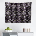 thumbnail image 1 of Bohemian Tapestry, Feathers with Heart and Dots Repetition, Fabric Wall Hanging Decor for Bedroom Living Room Dorm, 2 Sizes, Mauve Taupe White, by Ambesonne, 1 of 1