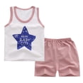 thumbnail image 2 of 2pcs Camiseta Chaleco Pantalones Cortos de Transpirable para Niños 1 55 Salvador traje de verano para niños, 2 of 9