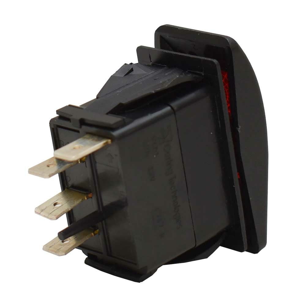 Carling On/Off/On Contura II Boat Rocker Switch | CT/LW Light 4 Spade