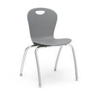 Virco Zuma Series 18'' Plastic Classroom Chair (Set of 4)