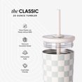 thumbnail image 4 of Simple Modern 20 fl oz Insulated Stainless Steel Classic Tumbler with Tritan Straw Lid|Mauve Stripes, 4 of 6