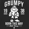 thumbnail image 2 of Men's Snow White and the Seven Dwarfs Grumpy Born This Way  Long Sleeve Shirt Black 2X Large, 2 of 4