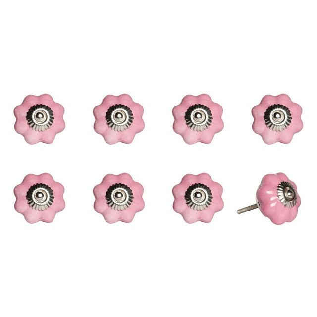 KNOB-IT VINTAGE HANDPAINTED CERAMIC KNOBS (8 Pack) K000001