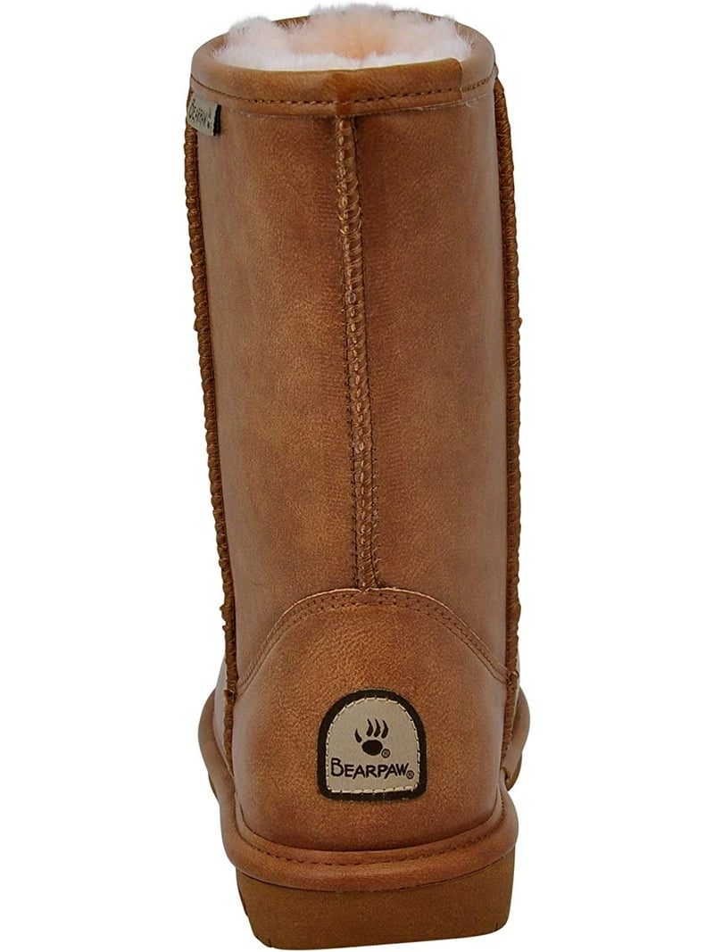 Bearpaw Women's Emma Short Snow Boot 9 Tan Smooth - Walmart.com