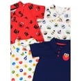 thumbnail image 7 of Sesame Street Gang Elmo Baby Toddler Short Sleeve Polo Collared Shirt SEB055SS, 7 of 7