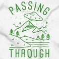 thumbnail image 2 of Alien UFO Passing Through Cute Funny Unisex Plus Fleece Graphic Hoodie Brisco Brands 5X, 2 of 5