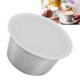 thumbnail image 4 of Coffee Filter, Silicone Lid Refillable Coffee  40ml  For Office Green,White, 4 of 8