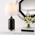 SAFAVIEH Bergen 27 in. Modern Minimalism Table Lamp, Black - Walmart.com