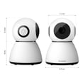 thumbnail image 3 of 2 PZ Cámara Seguridad Wifi Steren  CCTV-218 Robotizada FullHD, 3 of 6